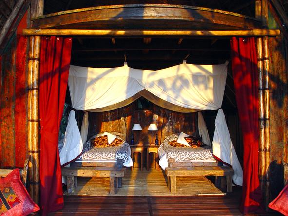 Greystoke Mahale - twin bedroom